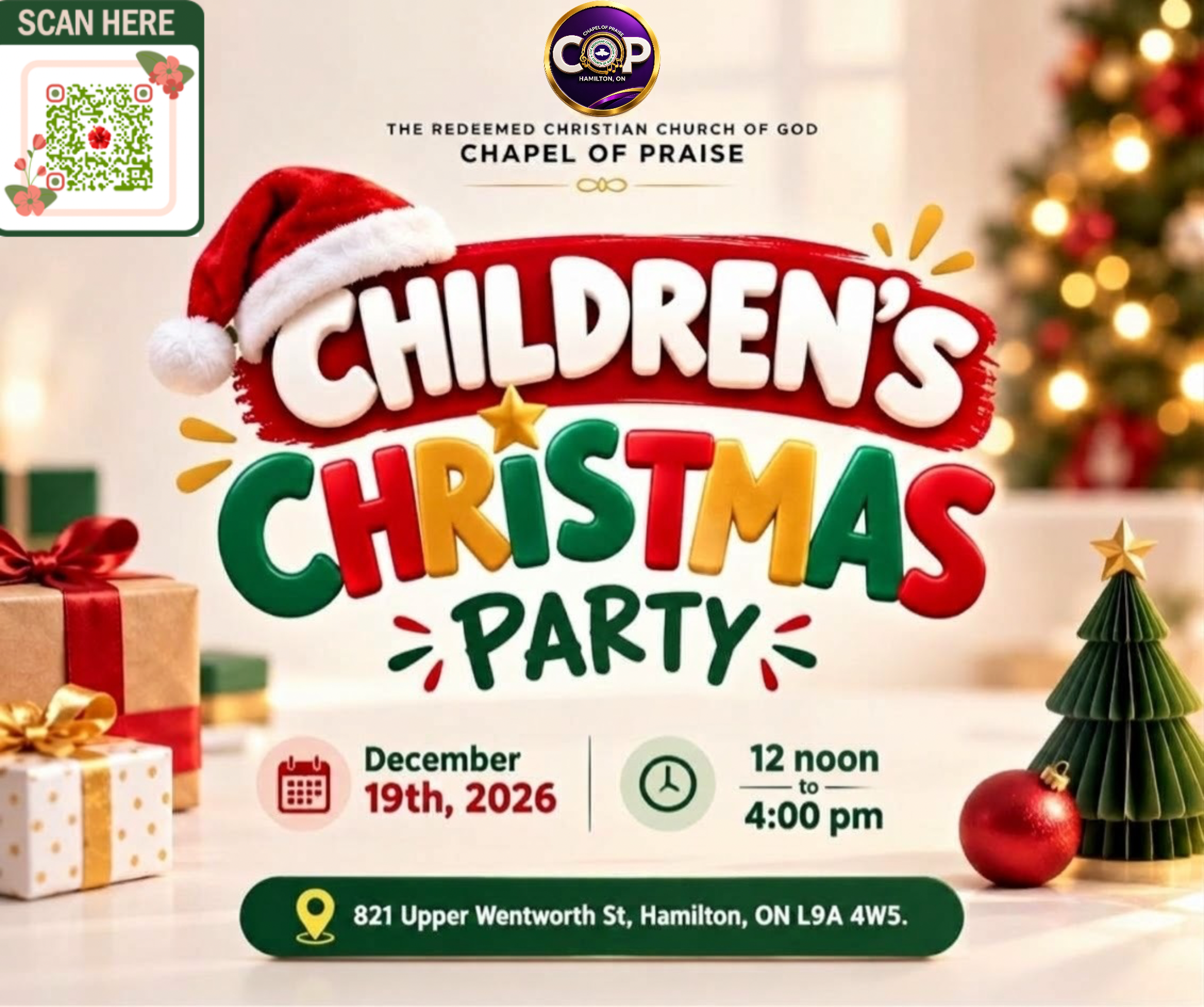 CHILDREN CHRISTMAS PARTY 2026