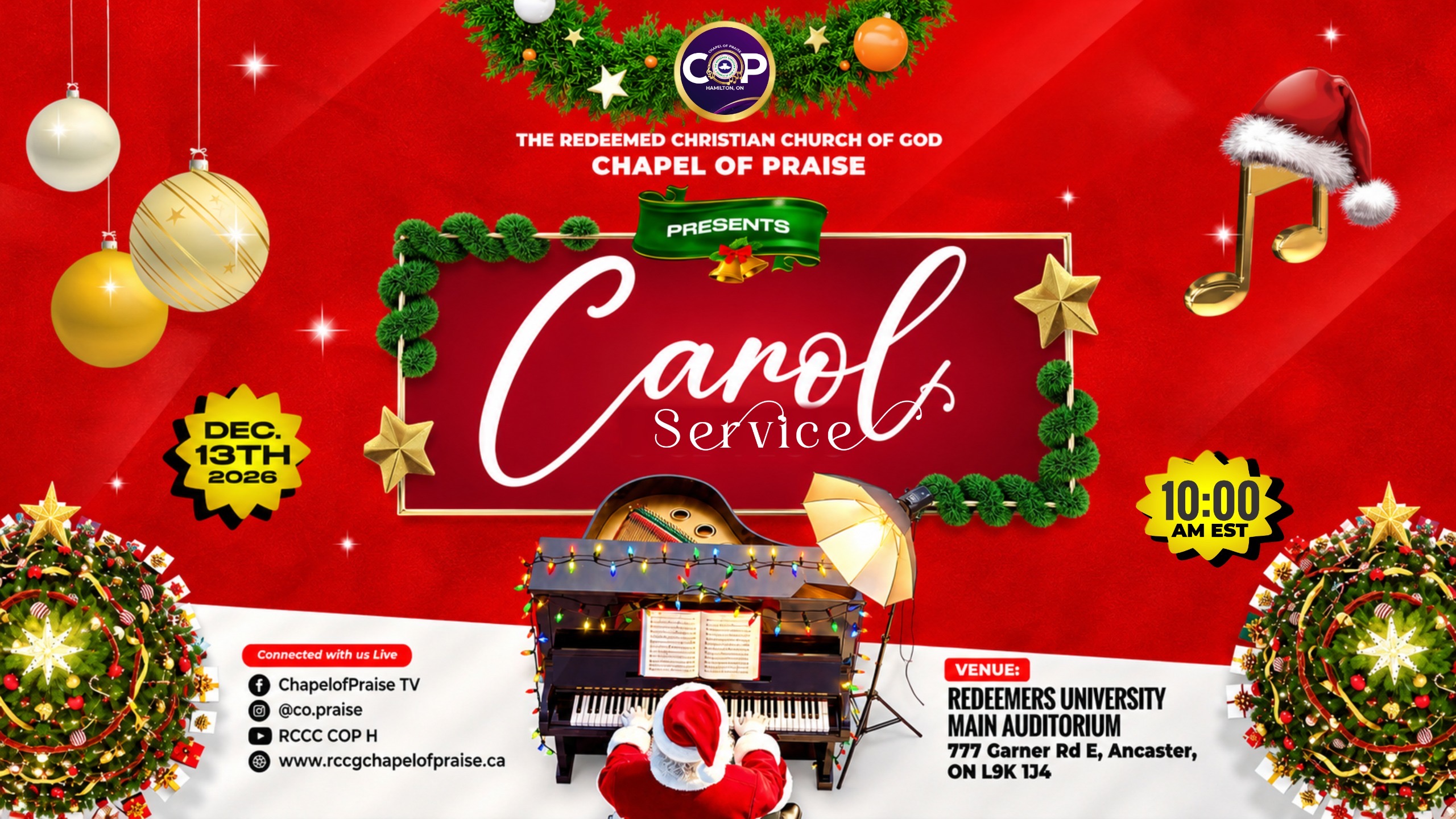CHRISTMAS CAROL SERVICE